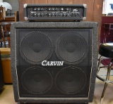 Peavey Mark III Series 100H Power Module and Carvin Model V412T 400 Watt 8 Ohms Speaker System