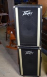 Pair of Peavey Model  112 PT PA Enclosure 16 Ohm Performance / Public Address Speakers