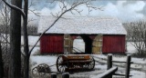 W. Jackson Causey (So. Carolina, XX) “Oliver Superior”, Mixed Media on Paper, Signed Lower Right