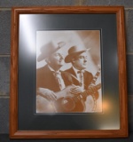 Framed Print Of Foggy Mountain Boys Lester Flatt and Earl Scruggs, Blue Grass Musicians
