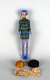 1964 Bubblecut Barbie Fashion Queen, Very Nice Condition, Two Wigs, Hat, 2 Dresses, Tights, Boots