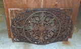 Lot of Three Cast Iron Grate Door Mats