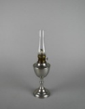 K&S Handcrafted Pewter Oil Lamp, 1991 Virginia