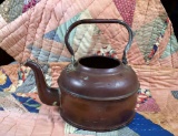 Old Revere Copper Water Kettle without Lid