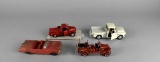 Lot of Four Die Cast & Plastic Car Models: 1929 Chevrolet, 1955 Chevy Stepside Pickup, & Others