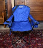 Coleman Blue Cooler Quad Outdoors Folding Chair