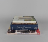Lot of 4 SC History Books Plus One SC Postcard: “Textile Town”, “SC a History” by W. Edgar & More