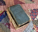 Lot of Two Antiquarian Books: “ American Almanac 1843” & “A Tramp Abroad” by Mark Twain
