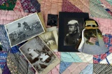 Lot Old Photographs, World War II Ration Booklets, & The Pickens SC Army Store Advertising Piece
