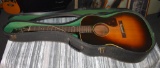 Vintage 1954 Gibson LG-1 Sunburst Acoustic Flat Top Guitar with Hard Case