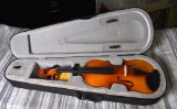 Mendini MV-300 ½ Size Student Violin with Hard Case