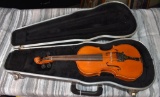1979 Suzuki No. 7 Stradivarius Copy ¼ Size Student Violin with Hard Case, Japan