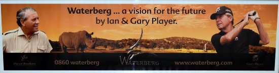 Framed Ian and Gary Player Brothers South Africa Waterberg Golf Course Advertisement