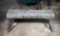 Rustic Split Log Bench