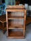Diminutive Four Shelf Knotty Pine Book Case