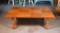Mid-Century Modern Rectangular Parquet Maple Top Coffee Table