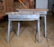 Pair of Folding Saw Horses and a Crowbar
