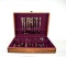 William Rogers Silver Plate  46 Piece Flatware Set in Naken Silver Sentry Chest