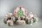 Sango “Home for Christmas” Twelve Piece Breakfast / Dessert Set