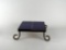 Tile on Metal Pedestal Plant Stand or Trivet