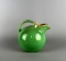 Vintage Green Ball Jug with Ice Lip & Handle