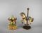 Lot of Carousel Horse Figurine & Enesco Carousel Music Box