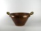 Large Vintage Copper & Brass Handled Jardiniere / Decor