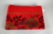 Vintage Red & Gold Christmas Table Cloth