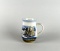 Otagiri Blue & White Wolf Themed Mug