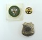 Deputy US Marshall Badge and Texas Rangers Badge