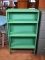 Green Painted Three Shelf Craftsman Style Book Case