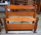 Vintage Wormy Chestnut Twin Bed Frame