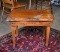NC Craftsman Native Chestnut Rough-Built Occasional Table with Live Edge Top, 2001