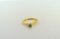 0.21 Carat Brilliant Cut Diamond Solitaire and 14K Gold Ring, Size 7