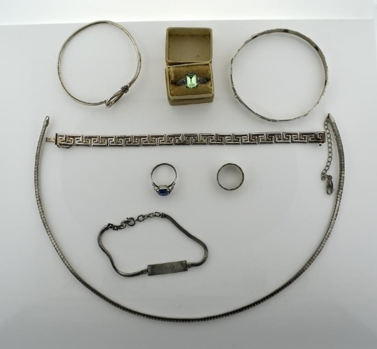 Lot of Sterling Silver Jewelry