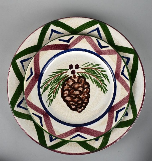 Eight Pieces The Cellar “Log Cabin” Dinner Ware, Italy