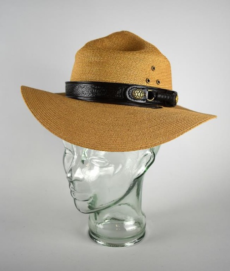 Stratton “National Parks Service” Woven Hat with Tooled Leather Band Style 440B