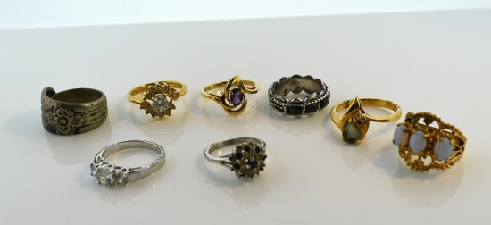 Lot of Costume Jewelry Rings