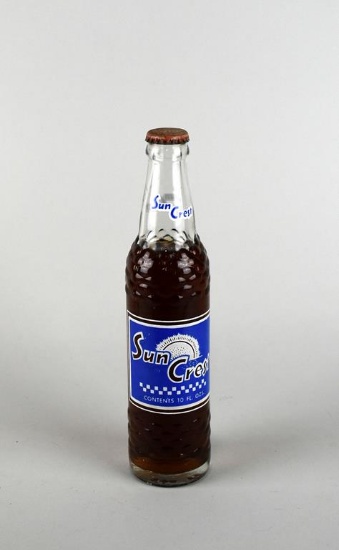 Vintage Sun Crest Soda Bottle in Nice Condition