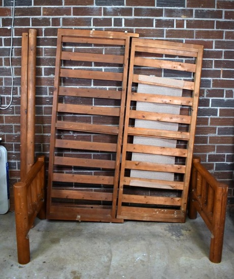 Craftsman Log Style Futon Frame Bed