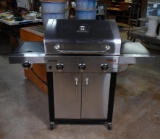 Char-Broil “Performance Tru-Infrared” Gas Grill Model 463371716, Stainless Steel/Black Cabinet