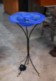 Blue Spa Fountain Lamp