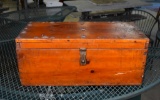 Antique Photographer's Wooden Camera / Equipment Box