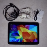 Samsung Model SM-T537V Tablet with Chargers & Document