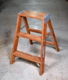 Werner W130-4 Two-Step Wooden Stepladder