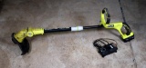 Ryobi P2006 Cordless Weed Trimmer with Rechargeable Battery and Charger