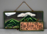 Lot of Two Blue Ridge Mountains Wall Decor Plaques