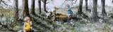Gretchen Jackson “Children of the Day I Thess. 5:5” Print, Nicely Framed