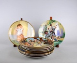 Lot of Nine Collectors Plates of Various Makers