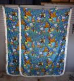 Vintage Pair of Fieldcrest “Smokey the Bear” Twin Size Bed Spreads